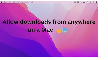 "Open Unidentified Developer Apps & Allow Downloads on Mac (2024) 🔓💻" #mactips  #MacOS #tech