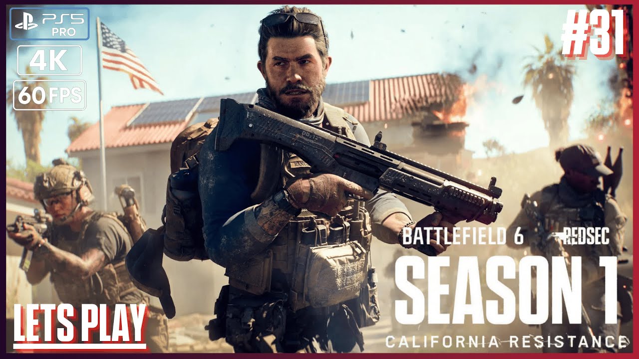 Battlefield 6 SEASON 1 #31 🪖 Buddy´s in California Resistance 👊🤬 | REDSEC 🌎 | GRIND 🎖️| PS5 PRO 🎮