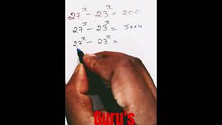 Find the value of the x #ViralMathVideo #viralreel#Exponential#maths#simplification #mathematics