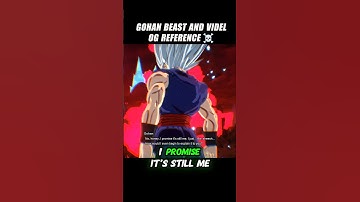 Gohan Beast And Videl Og Reference 🤯 #crashout #gohanbeast #sparkingzero #dragonballz #dbz