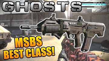 Call of Duty Ghosts: "MSBS" Best Class Setup - MSBS Assault Rifle Class Setup