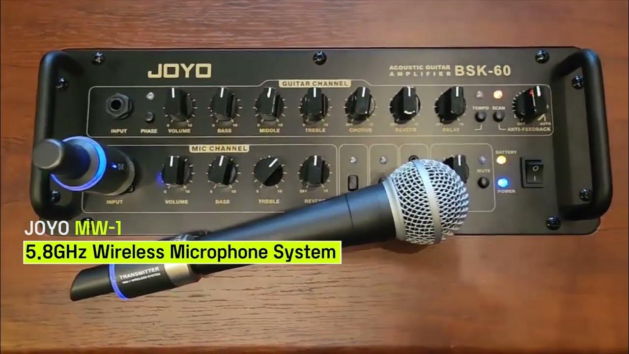 JOYO MW1 Microphone Wireless System 사용설명영상 YouTube