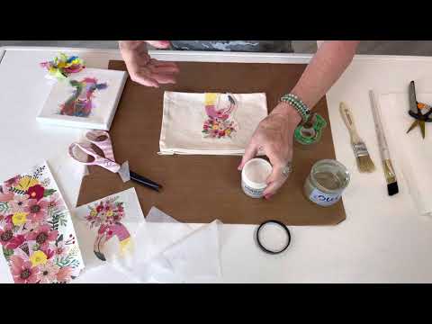 Video: How To Make An Applique From Napkins