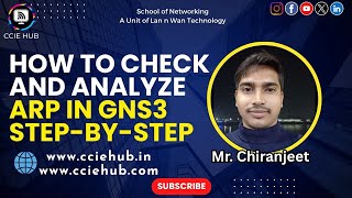 How to check and analyze ARP in GNS3 Step-by-Step | CCIE HUB