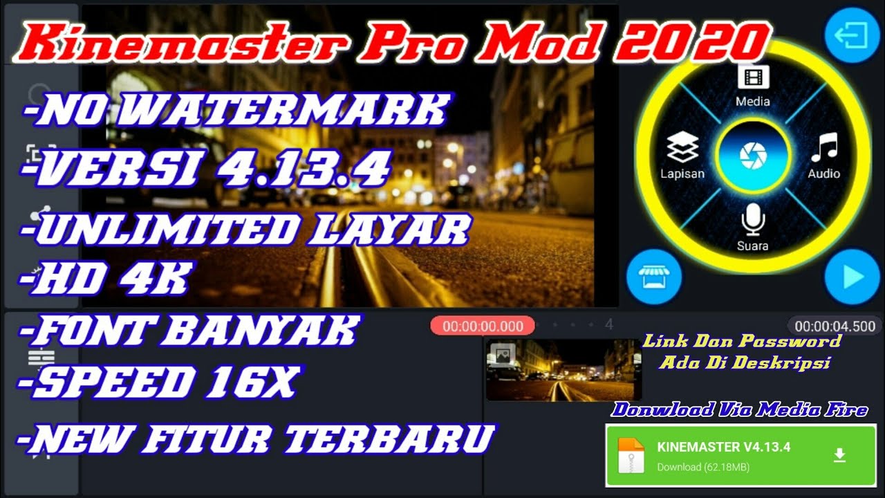 KINEMASTER PRO MOD TERBARU 2020 REWIEW And Tutorial Thumbnails YouTube