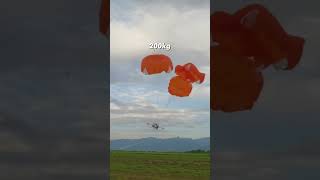 30Kg To 1T Flying Car Parachute Tests In 20 Seconds