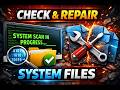 How to Scan and Repair System Files in Windows 10/11 – Fix Errors Easily #novatech #shorts