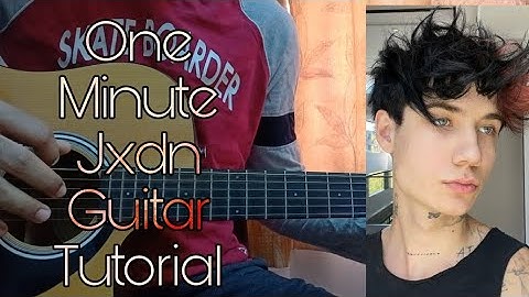 One Minute - jxdn // Easy Guitar Tutorial, Lesson, Chords