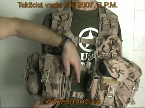Taktická vesta UNI 2007 od S.P.M. Liberec - YouTube