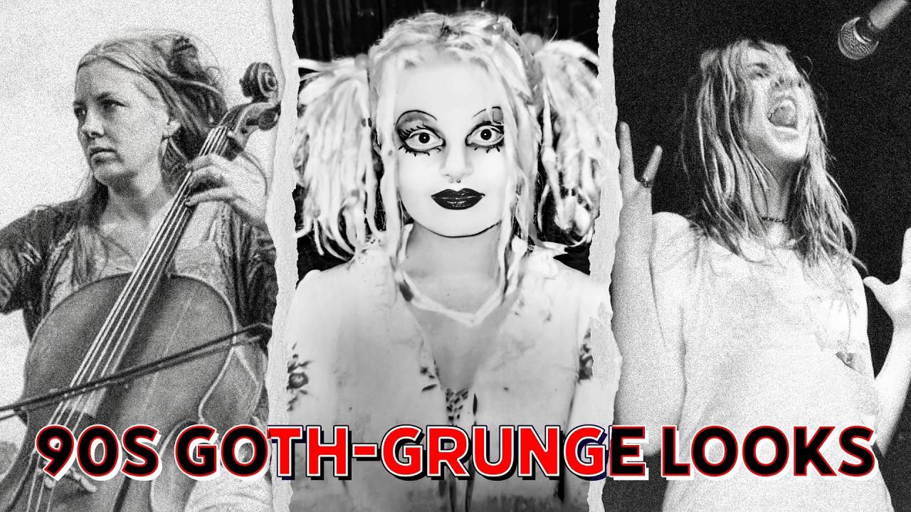 How to Look Like a 90s Goth Grunge Goddess | My Top 3 Style Icons