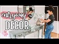 HOW TO DECORATE AN ENTRYWAY ON A BUDGET! | DECORATE WITH ME 2019 | Page Danielle