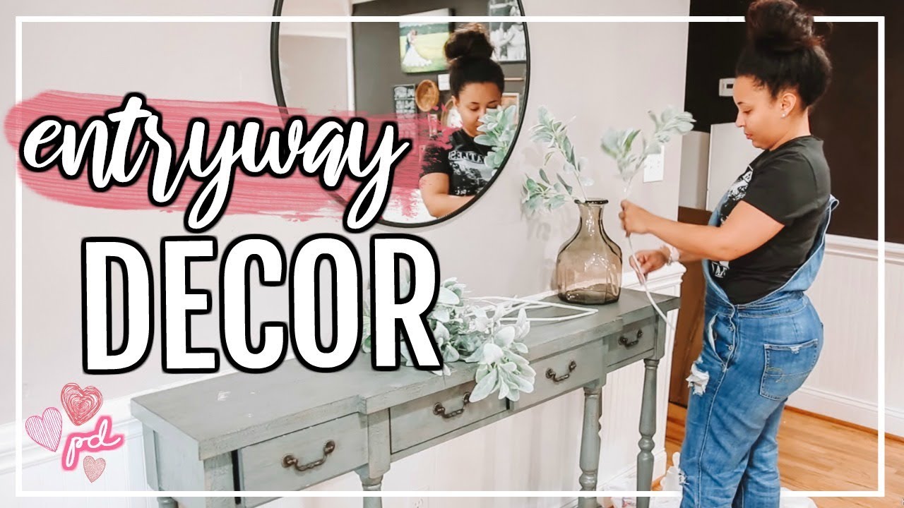 HOW TO DECORATE AN ENTRYWAY ON A BUDGET! | DECORATE WITH ME 2019 | Page Danielle HOW TO DECORATE AN ENTRYWAY ON A BUDGET! | DECORATE WITH ME 2019 | Page Danielle