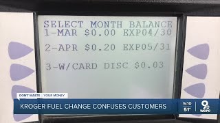 Change causing confusion with Kroger fuel points