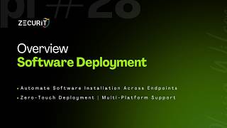 Zecurit Software Deployment | Automate Software Installation Across Endpoints