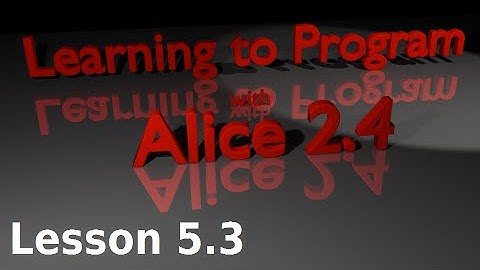 Alice Tutorial 2.4 Lesson 5.3 - Orbiting Objects (Turn Method asSeenBy)