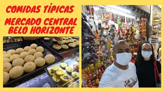 Comidas típicas Mercado Central de Belo Horizonte MG