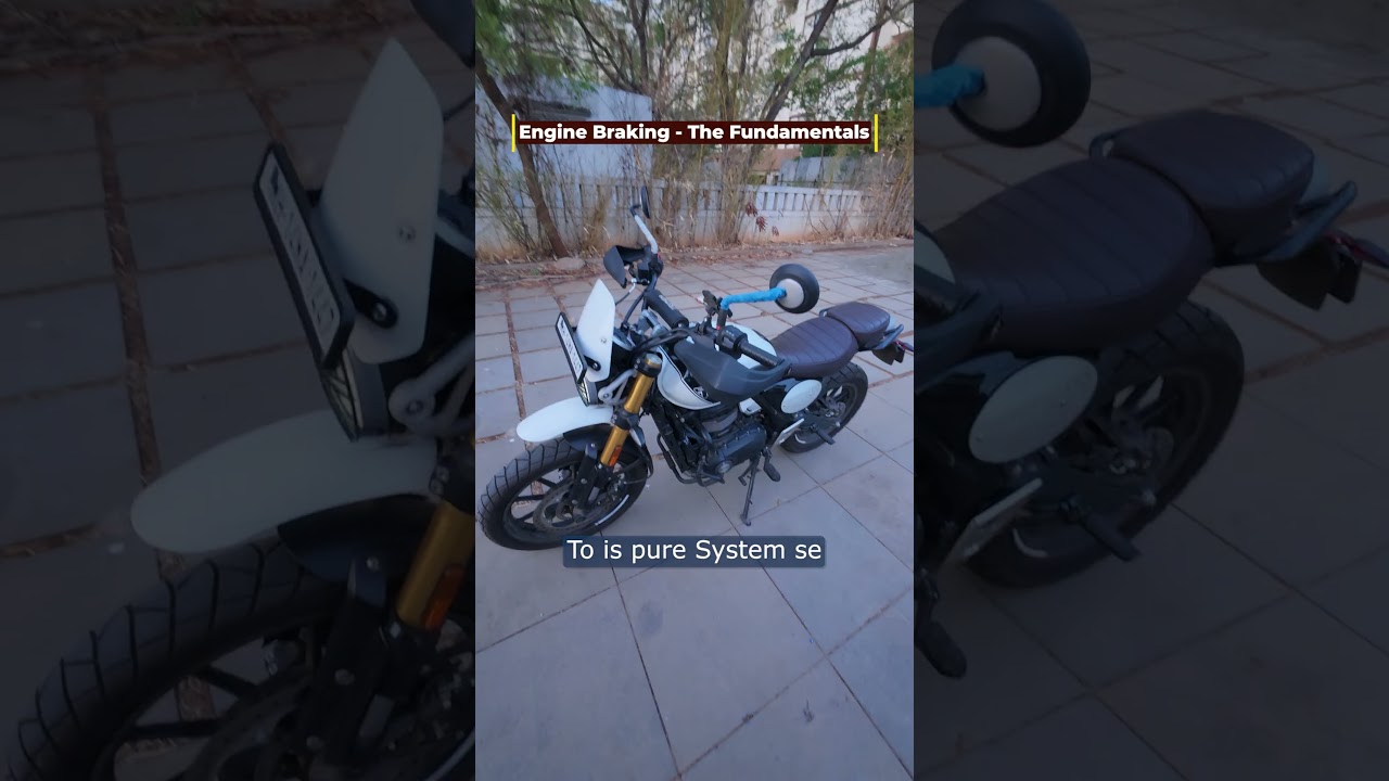 Engine Braking: Free Brakes? #enginebraking  #motorcyclephysics