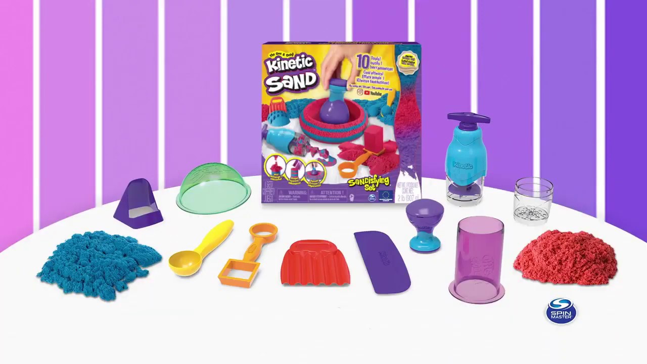 Kinetic Sand Sandisfying Set with Tools