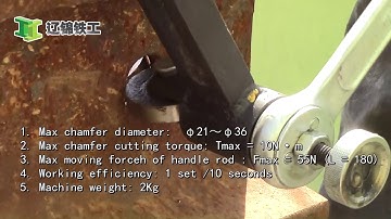 DJQ-Ⅱ  Double-side Rail Chamfering Device