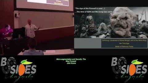Jack Koons - Micro segmentation and Security The Way Forward