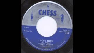 WILLIE MABON - I DON'T KNOW - CHESS chords