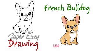 How to Draw a Cute French Bulldog Puppy πΎ Easy Step by Step for Kids & Beginners #lidoartworks How to Draw a Cute French Bulldog Puppy πΎ Easy Step by Step for Kids & Beginners #lidoartworks