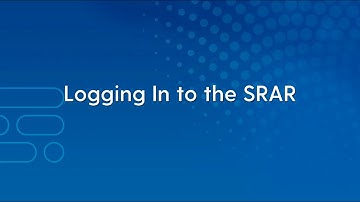 Filling Out the Self-Reported Academic Record (SRAR)