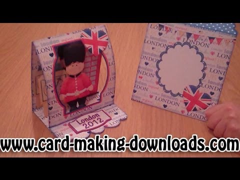 How To Make An Easel Tent Card - YouTube