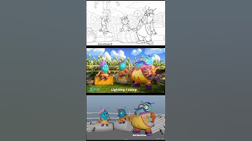 Animation Process  #animation  #workflow #art #cgi #how #make #cartoon