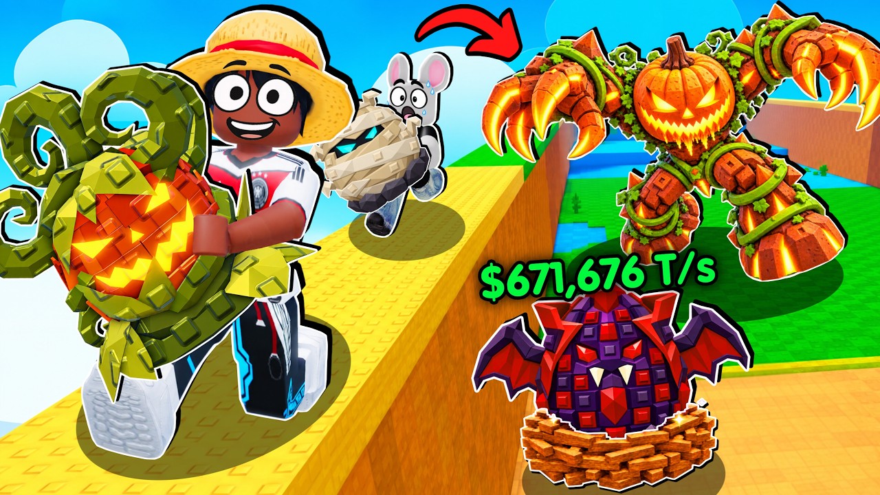 🎃 ATUALIZAÇÃO DE HALLOWEN NO ROUBE UM OVO COM UMA NOVA DIMENSÃO!