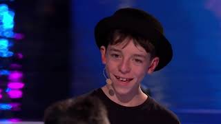 Cillian O'Connor's BGT audition, but it's set to Hedwig's Theme