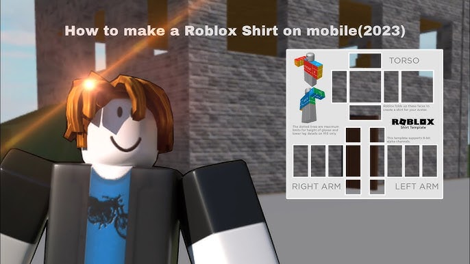 HOW TO MAKE A SHIRT ON ROBLOX MOBILE 2022 (Make Shirts On Mobile