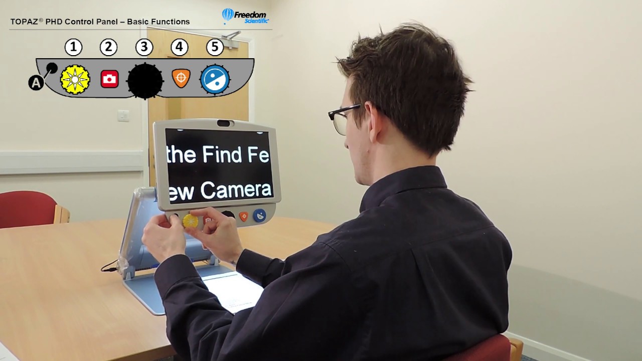 Topaz Video Magnifier Demonstration - YouTube