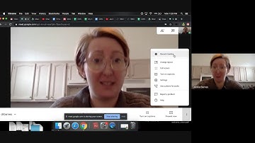 Recording a Lesson in Google Meet and Sharing it to Google Classroom