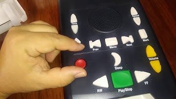 The digital talking book player from the National Library service.