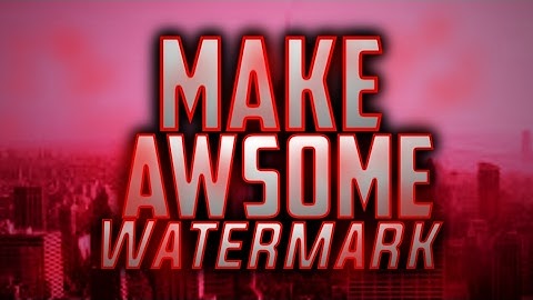 How To Make A Watermark (Android) (Ps Touch)