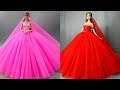 Barbie Doll Makeover Transformation ~ DIY Miniature Ideas for Barbie ~ Wig, Dress, Faceup, and More!
