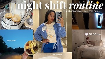 Night Shift Nurse Vlog 🌙 | First Overnight Shifts as a New Grad RN on L&D