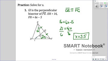 Geometry   Unit 3   Lesson 3 6   Special Segments   SmartNotes   Video Lesson