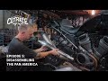 Disassembling the harleydavidson pan america to prep for build  episode 5 disassembly