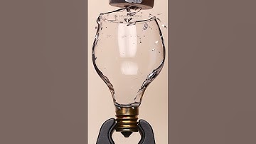 망치로 전구를 깼는데.. #macro #asmr #ai