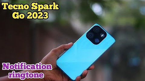 How To Set Notification Ringtone In Tecno Spark Go 2023, Notification Ringtone Kaise Change