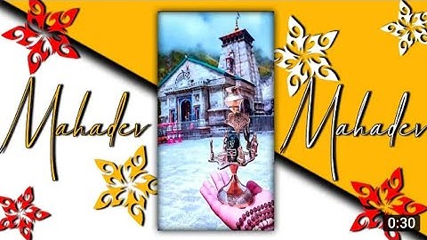 Mahadev status | Kedarnath status | Bholenath lyrics status| Mahadev whatsapp status