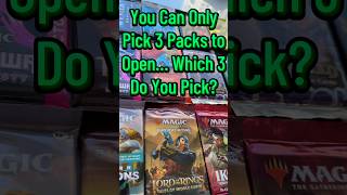 You can open 3 packs… which do you pick? #magicthegathering #mtgcommander #commander #packopening