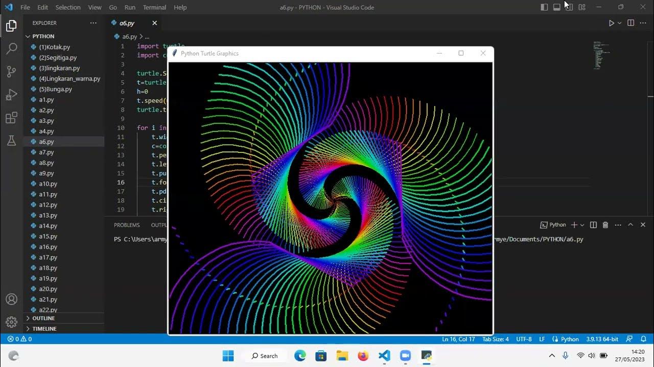 Python turtle graphics tutorial / Amazing design python turtle graphics ...