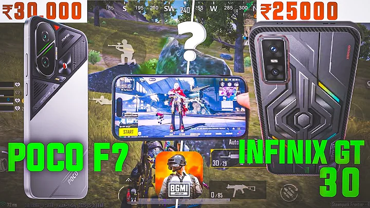 Poco F7 vs Infinix gt 30 pro comparison and Bgmi fps test | hitting problem solution | under 30k 