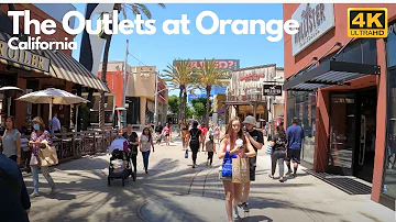 🚶🏻The Outlets at Orange🌴🌴California🇺🇸[4K]WIDE