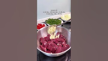 Bò sốt tiêu xanh