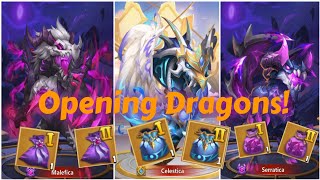 Castle Clash: Opening Dragon Bags!