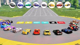 Beyond Speed: The All-New Instant 888 KMH Acceleration | Which PIXAR Cars Survives! 🔥 - BeamNG Drive